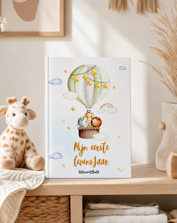 Geboorteboek - Mijn eerste levensjaar - Dieren - Jongen