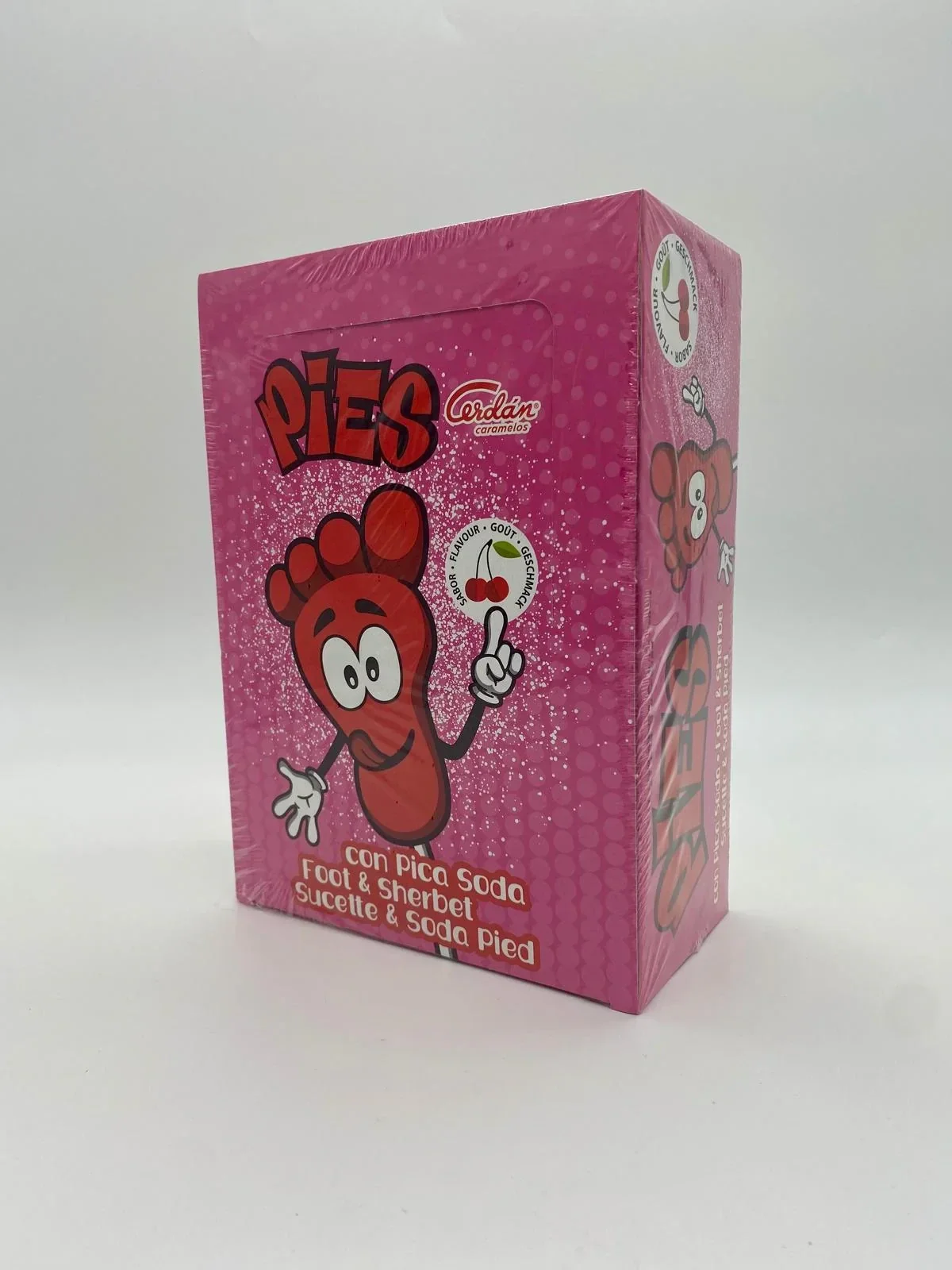 SUCETTE SACHET PIED SODA CERISE