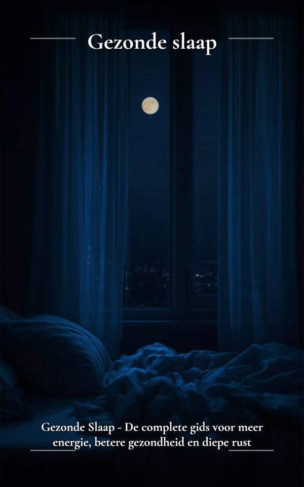 Healthy Sleep – De Complete Gids voor Meer Energie, Betere Gezondheid en Diepe Nachtrust.