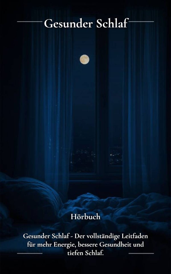 Hörbuch Deutsch Schlaf - Der vollständige Leitfaden für mehr Energie, bessere Gesundheit und tiefen Schlaf.