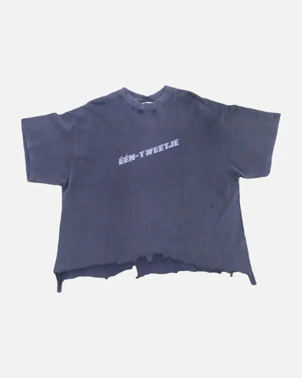 Washed black logo T-shirt