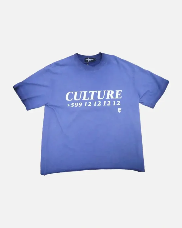 Culture blue T-shirt