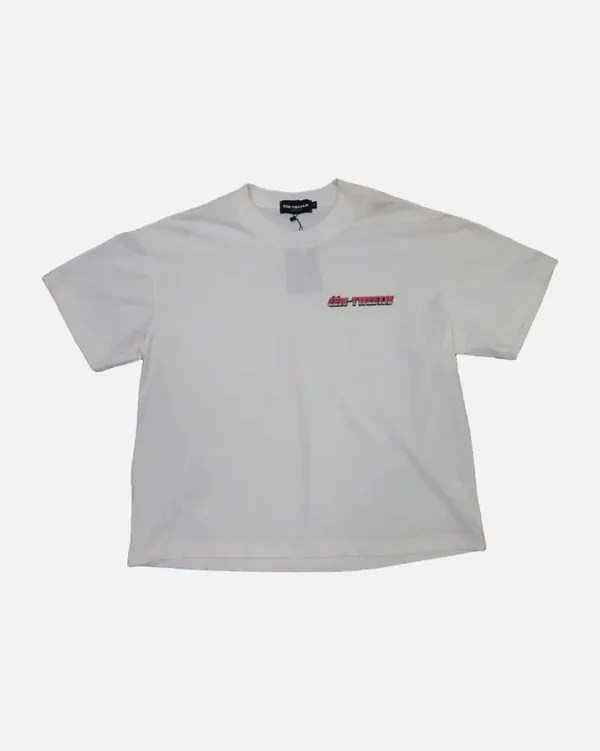 Watermelon small logo tee white