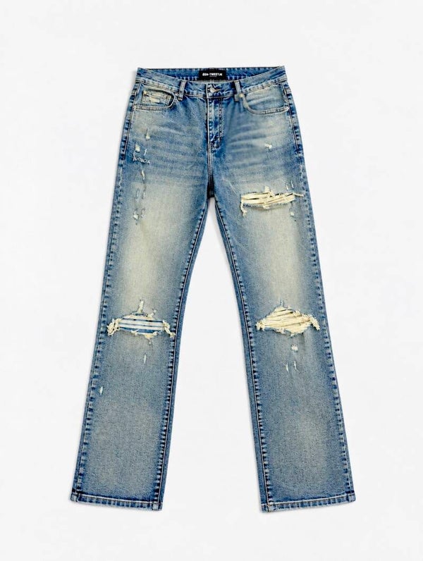 Ripped relaxt fit jeans