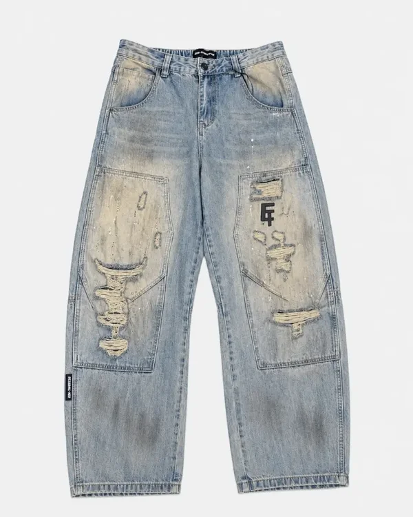 Dirty Distressed carpenter jeans