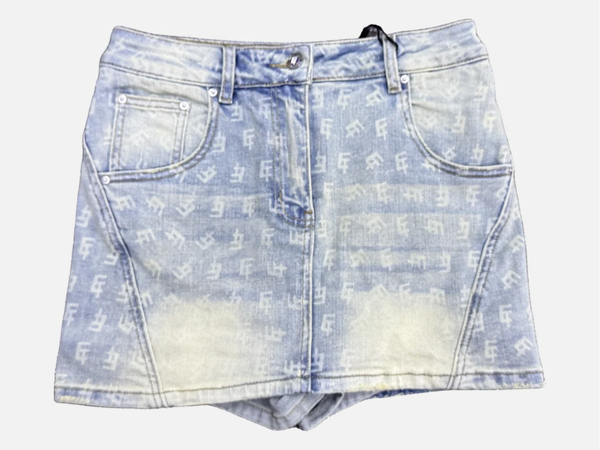 Jeans skirt sand