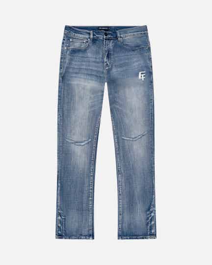 Plain Jane straight (light blue)