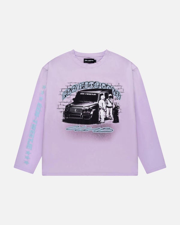 Purple G-wagon oversized shirt