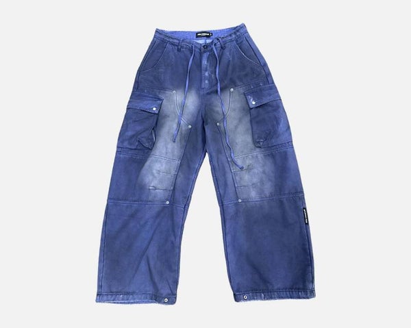 Blue carpenter pants
