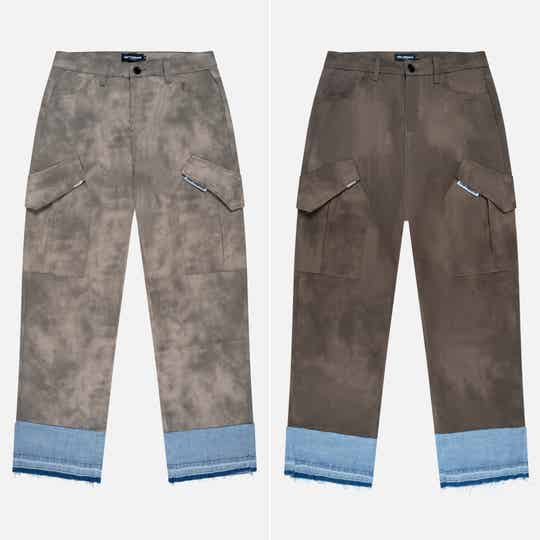 Desert cargo jeans