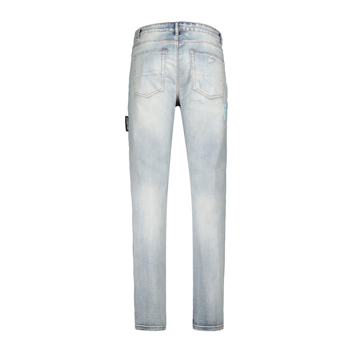 Ripped jeans with underlayer 2025