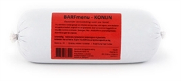 BARFMENU KONIJN KATTENVOER 250 GR