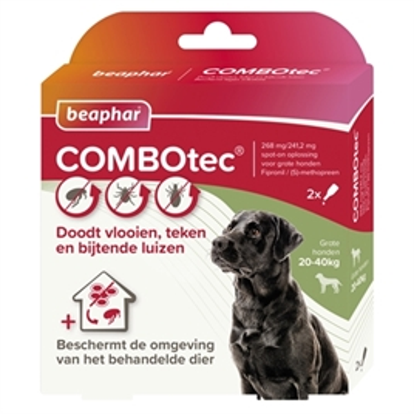 Beaphar Combotec Hond 20-40kg 2st