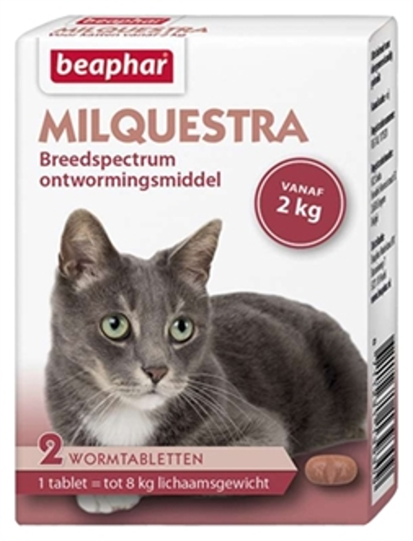 Beaphar Milquetra Kat 2 Tabl of 4 Tabl
