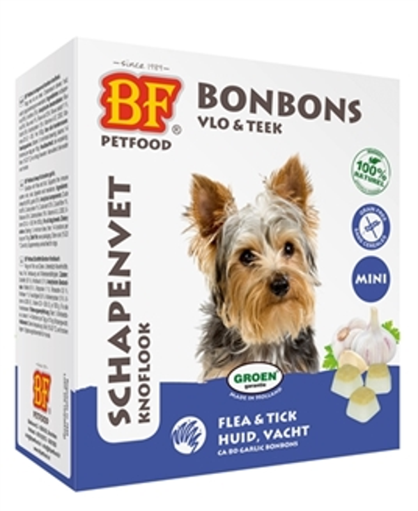 Biofood Schapenvet Mini Bonbons Knoflook 80st