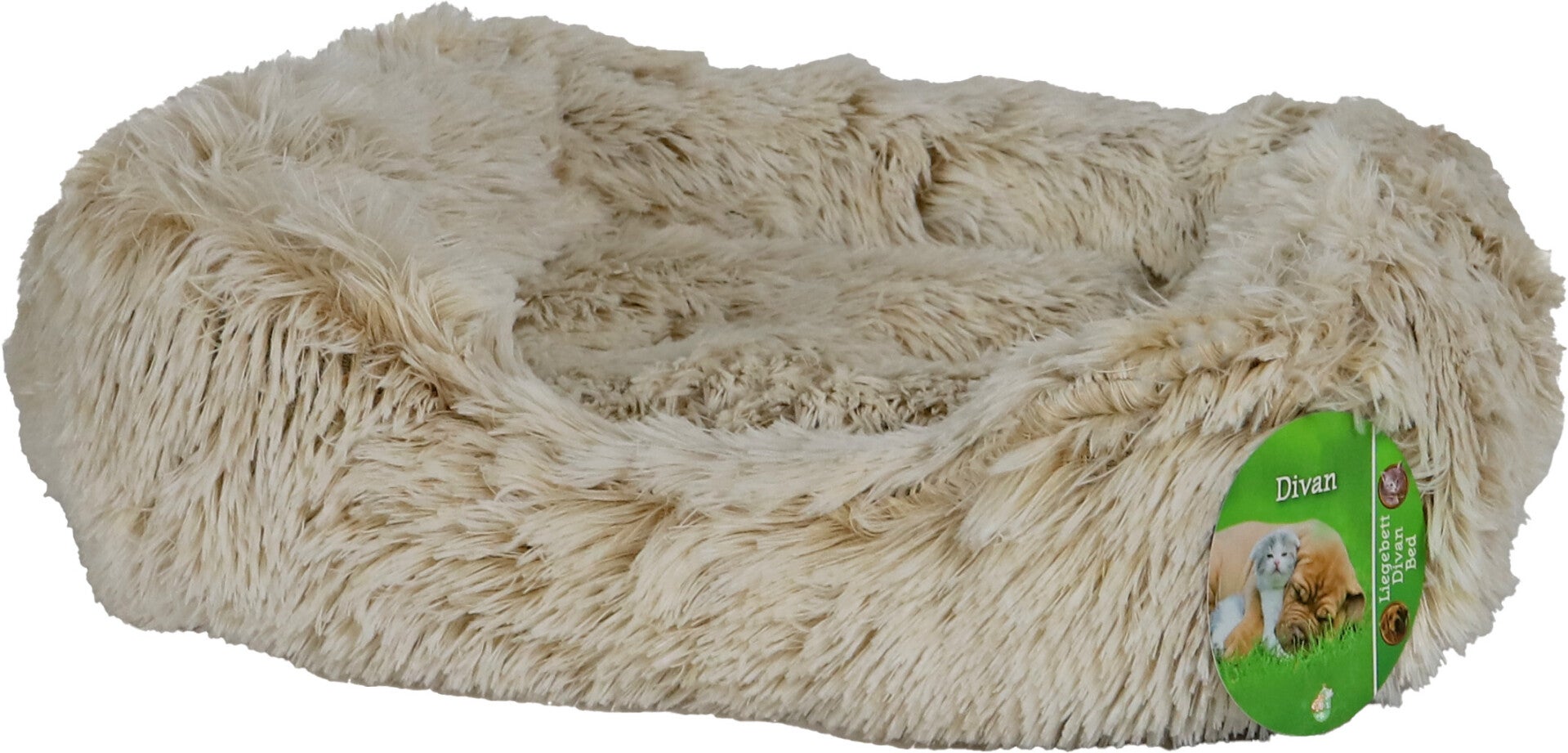 Boon divan fluffy arctic ivory 85x70cm