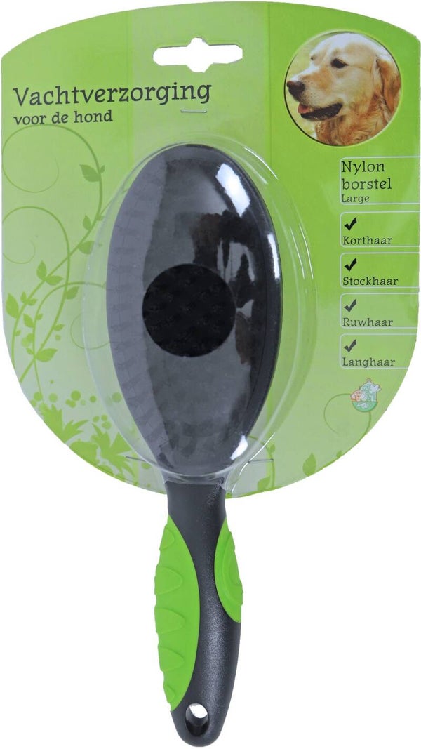 Boon hondenborstel enkel nylon, large
