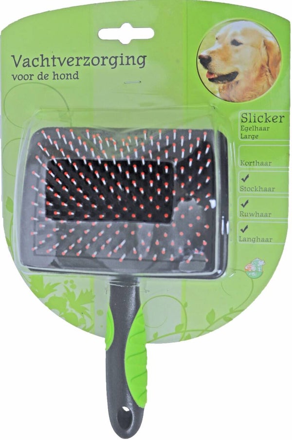 Boon hondenborstel slicker egelhaar, Large