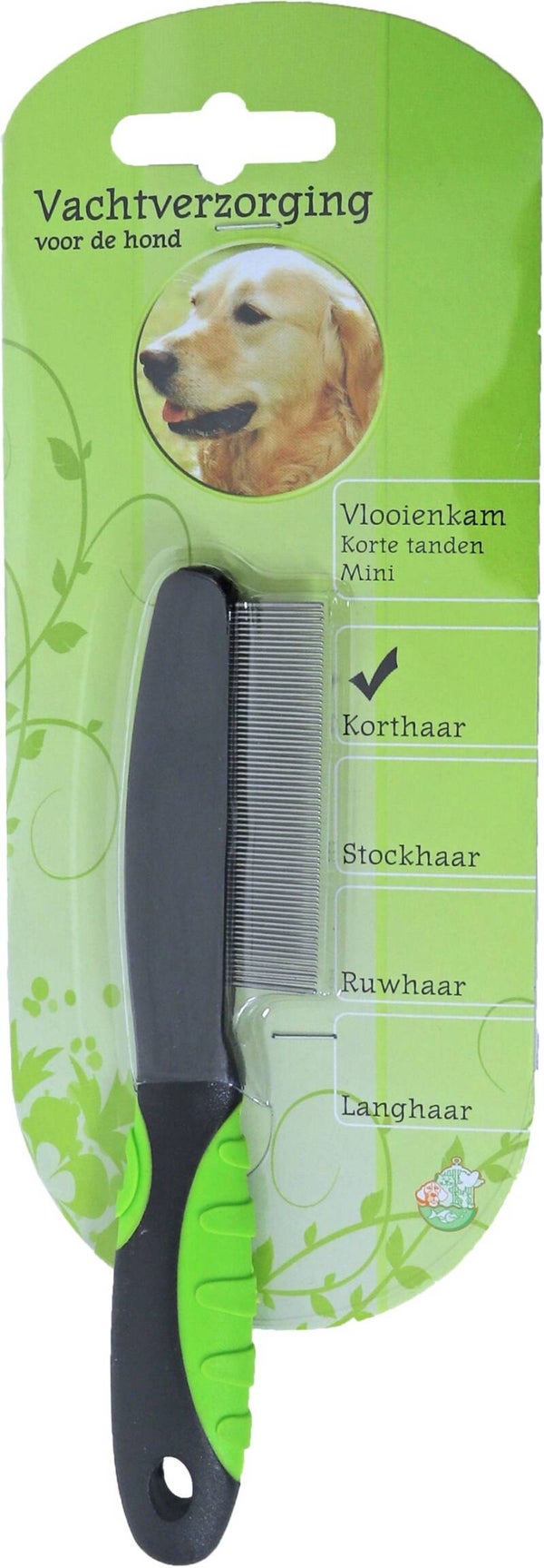 Boon vlooienkam, mini korte tanden