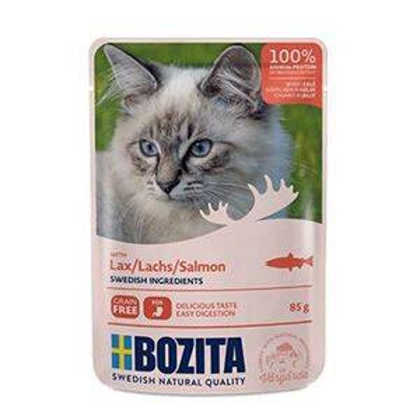 12x Bozita Feline Pouch Jelly Salmon 85gr
