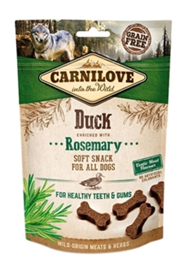 Carnilove Soft Snack Eend / Rozemarijn 200gr
