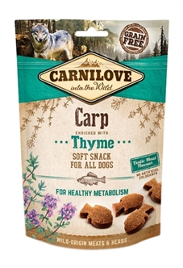 Carnilove Soft Snack Karper / Tijm 200gr