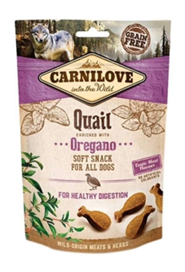 Carnilove Soft Snack Kwartel / Oregano 200gr
