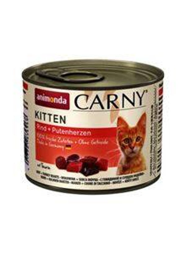 6x Carny Kitten Rund/Kalkoen 200gr