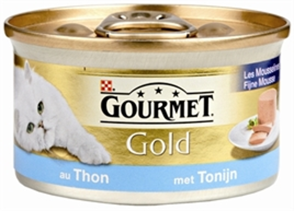 GOURMET GOLD FIJNE MOUSSE TONIJN 24x85 GR