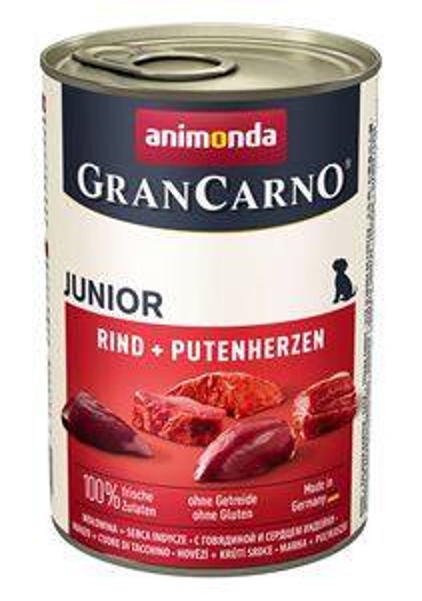 6x Grancarno Junior Rund + Kalkoen 400gr