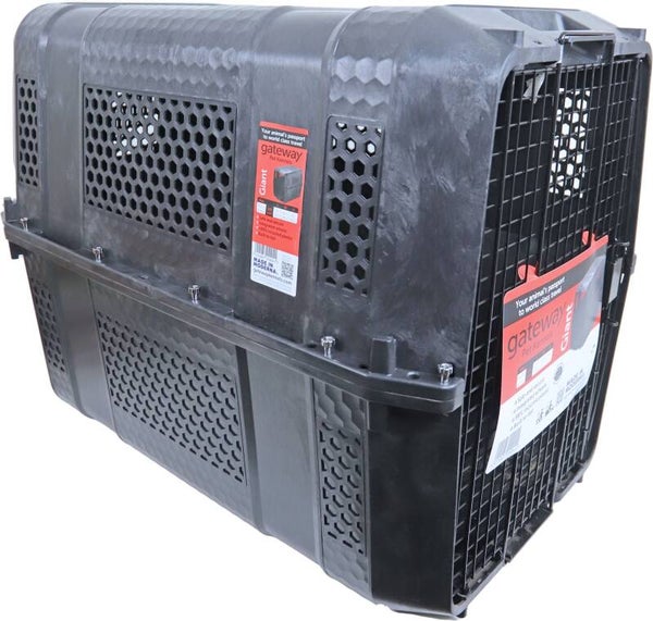 Moderna reiskennel Gateway black recycled, giant tot 40 kg  80,0 x 66,5 x 100,0 cm