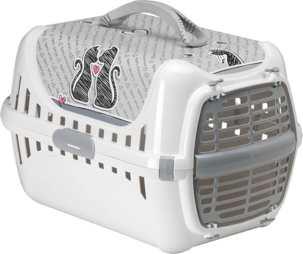 Moderna reismand Trendy Runner plastic, Cats in Love 30,4 x 32,2 x 49,4 cm