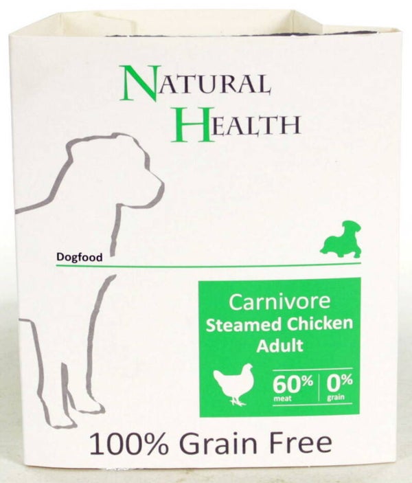 7x  NH Dog Steamed Carnivore Chicken 395gr