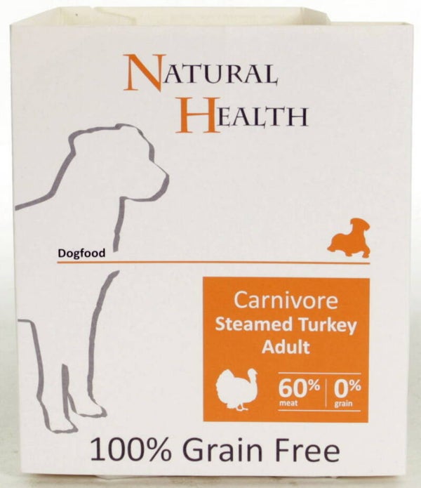 7x NH Dog Steamed Carnivore Turkey 395gr