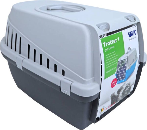 Savic reismand Trotter 1 plastic, antraciet/lichtgrijs 49x33x30 cm