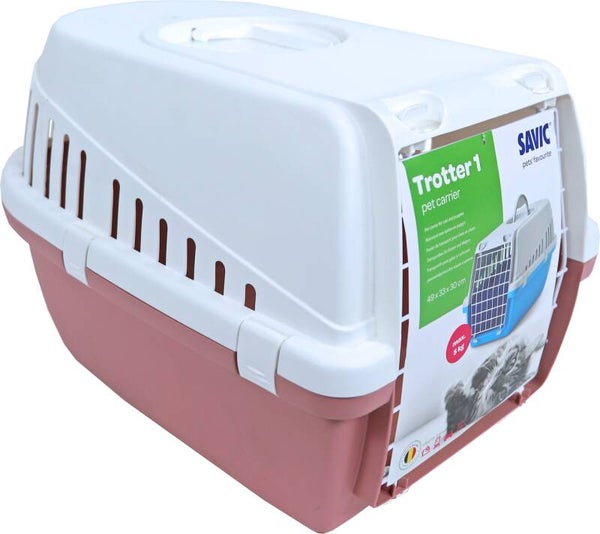 Savic reismand Trotter 1 plastic, earthroze/wit 49x33x30 cm