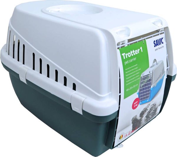 Savic reismand Trotter 1 plastic, nordic green/wit 49x33x30 cm