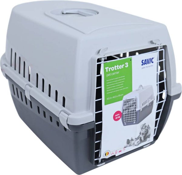Savic reismand Trotter 3 plastic, antraciet/lichtgrijs 60.5X40.5X39 cm