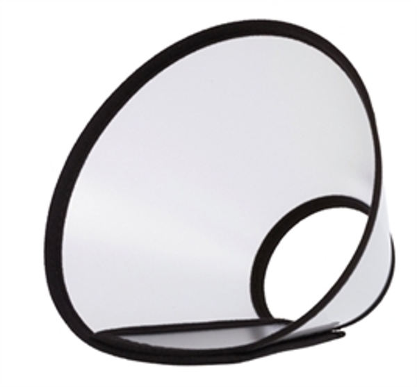 Trixie beschermkraag kunststof met klittenband S 25-32 x 12 cm