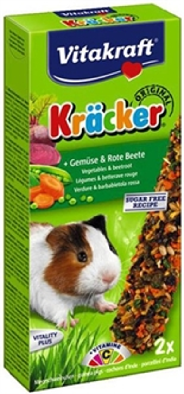 VITAKRAFT CAVIA KRACKER GROENTE 2 IN 1