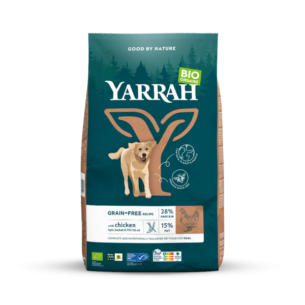 Yarrah Dog Adult Graanvrij Kip/Vis 10kg