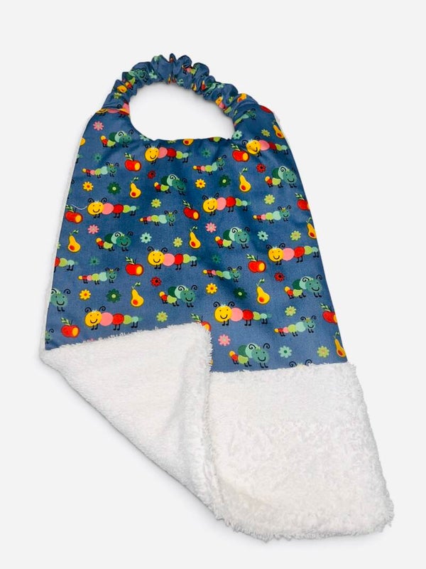 Serviette de cantine chenilles