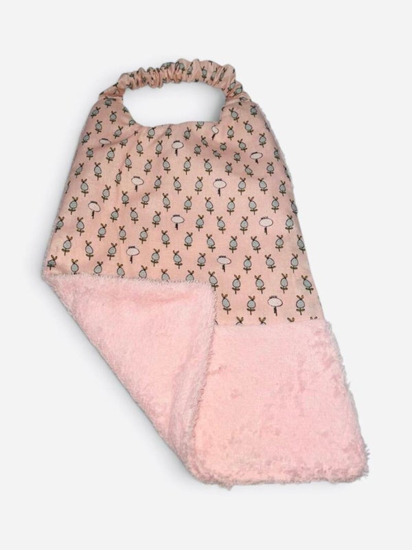 Serviette de cantine rose