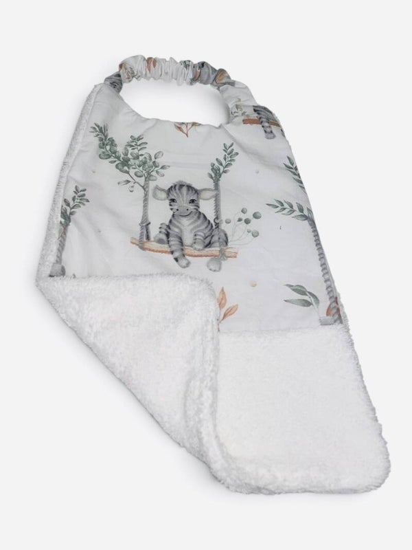 Serviette de cantine bébé zèbre