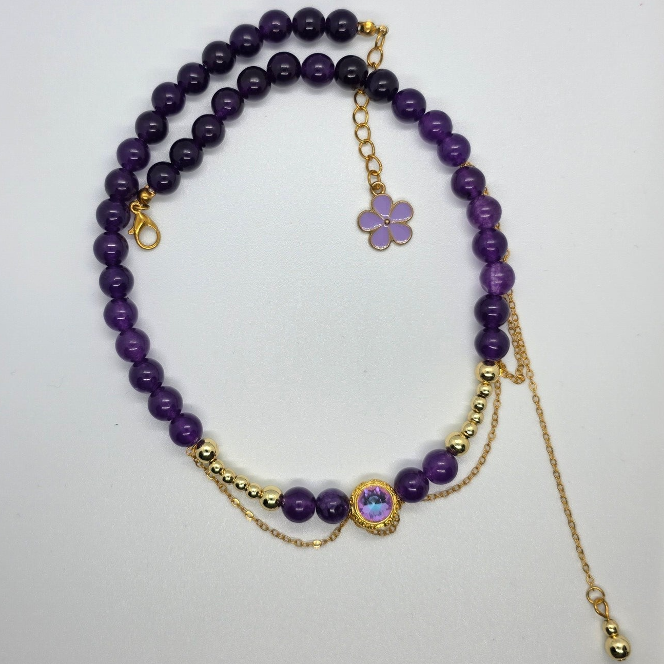 Handgemaakte ketting natuurstenen