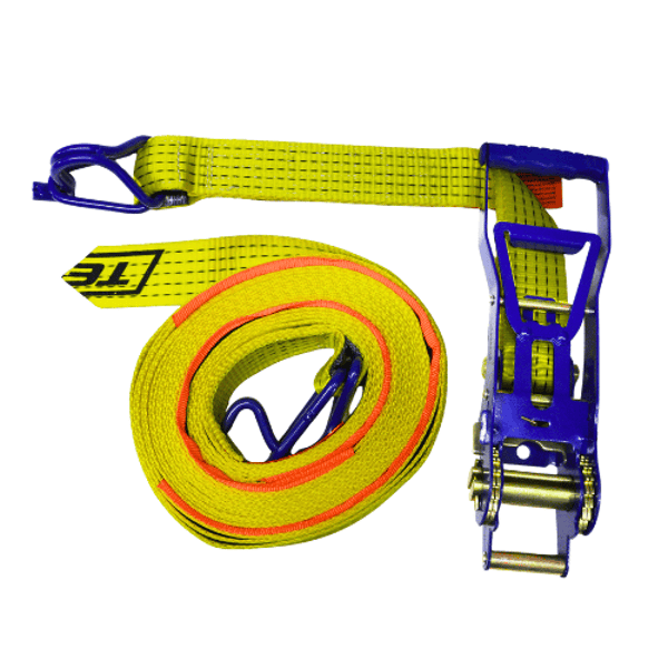 Ratchet Tie Down Long Handle Pulldown – 11m x 50mm x 2500kg 500 Tail (V-Lash)