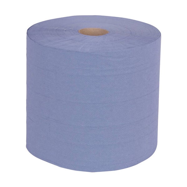 Maxirol blauw 2-laags recycled, palletactie OP=OP!