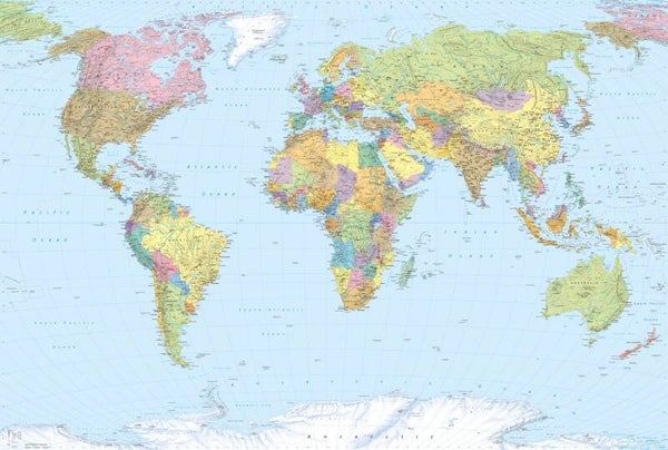 Komar Home Imagine Edition 4 World Map