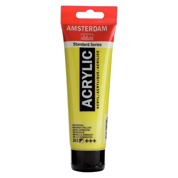 Amsterdam Standard Series acrylverf tube 120 ml Groengeel 243