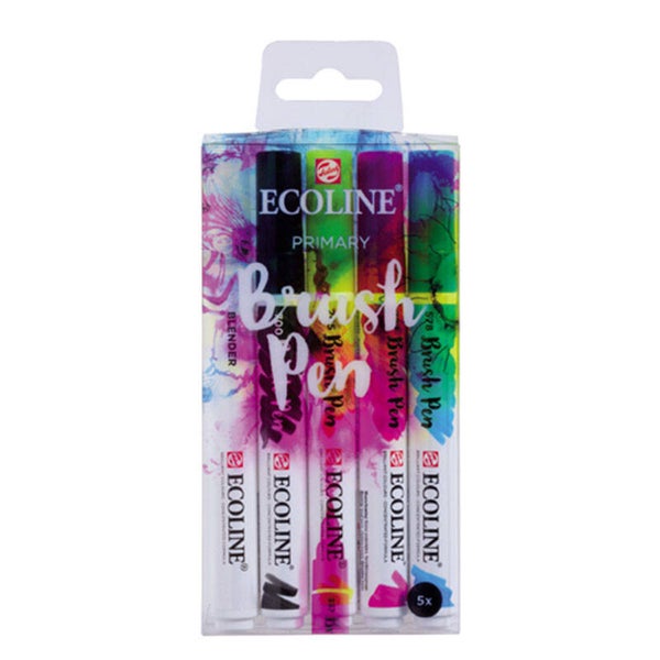 ECOLINE Brushpen Set 5 Frau Hölle